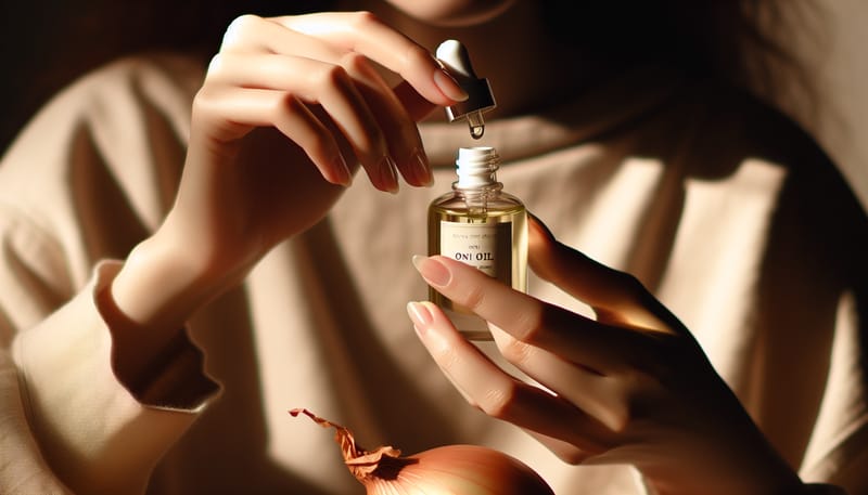 Onion Oil for Hair Care - lifestyle image