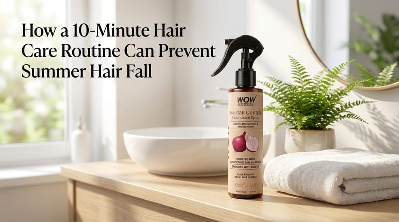 How a 10-Minute Hair Care Routine Can Prevent Summer Hair Fall - product