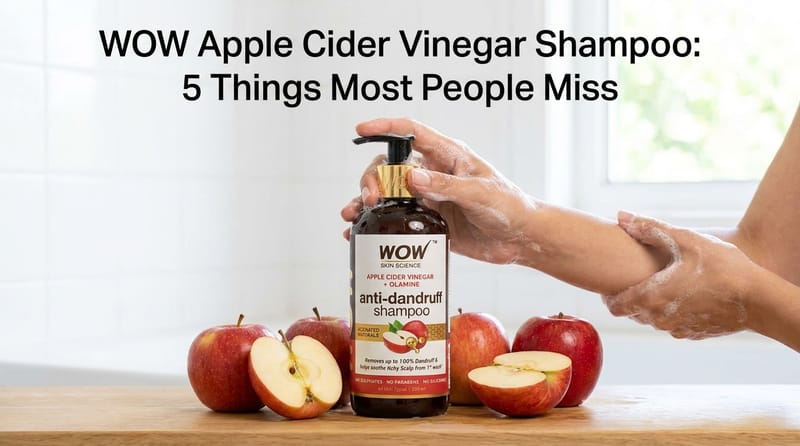 wow skin science apple cider vinegar shampoo: what most people miss - science