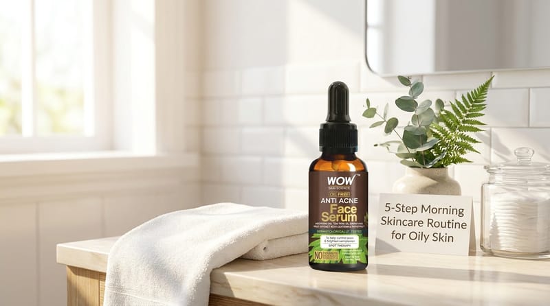 5-Step Morning Skincare Routine for Oily Skin in Hot Weather - lifestyle image