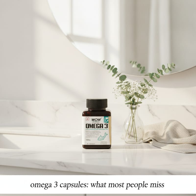 omega 3 capsules: what most people miss - product