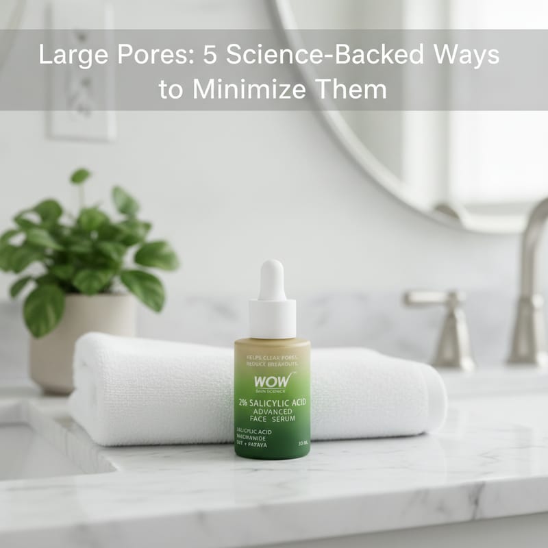 Large Pores: 5 Science-Backed Ways to Minimize Their Appearance - lifestyle image