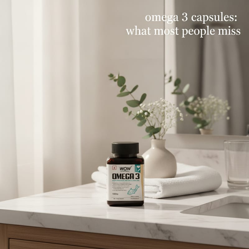 omega 3 capsules: what most people miss - product
