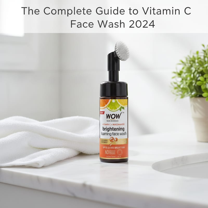 The complete guide to vitamin c face wash - product