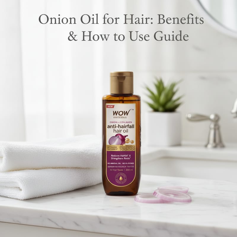 Onion Oil for Hair Care - lifestyle image