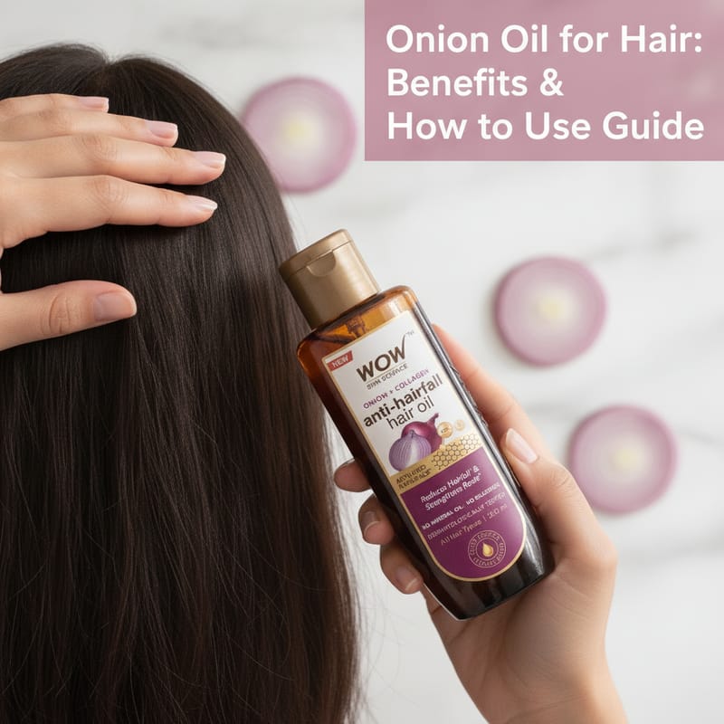 Onion Oil for Hair Care - lifestyle image