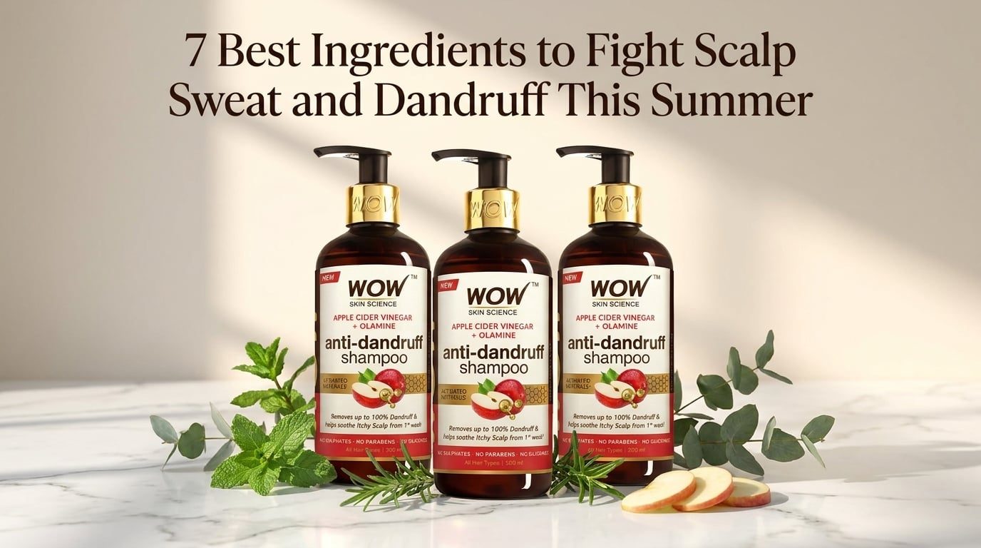 7 Best Ingredients to Fight Scalp Sweat and Dandruff This Summer