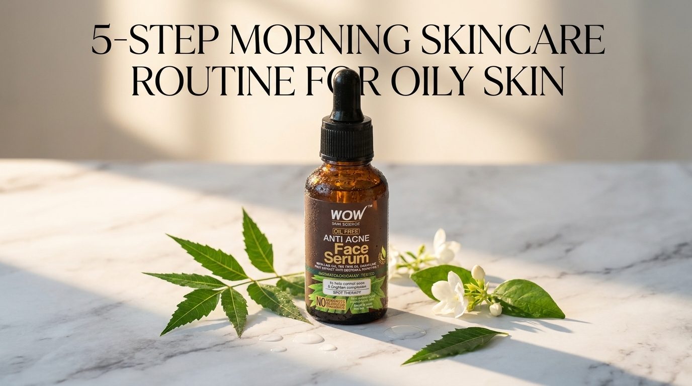 5-Step Morning Skincare Routine for Oily Skin