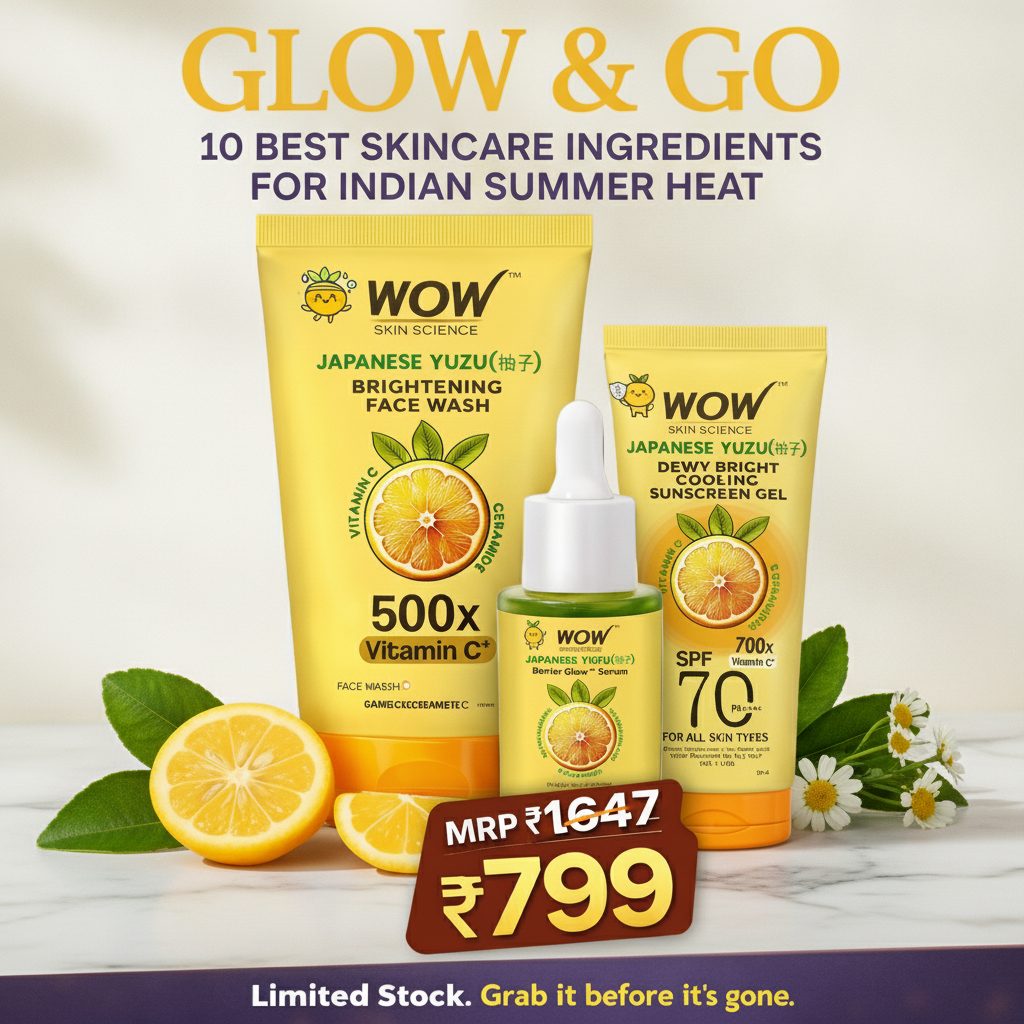 10 Best Skincare Ingredients for Indian Summer Heat