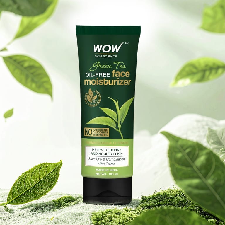 Green Tea Antioxidant Moisturizer Lightweight Hydration for Oily Skin