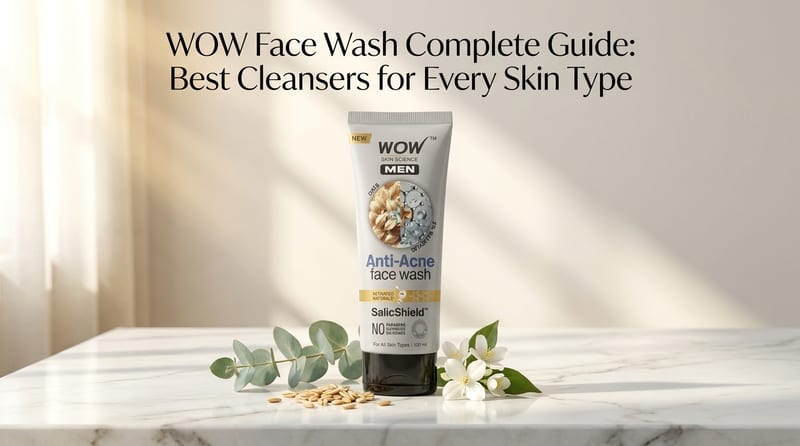 WOW Face Wash ਸੰਪੂਰਨ ਗਾਈਡ: ਹਰ ਤਰ੍ਹਾਂ ਦੀ ਚਮੜੀ ਲਈ ਸਭ ਤੋਂ ਵਧੀਆ ਕਲੀਨਜ਼ਰ