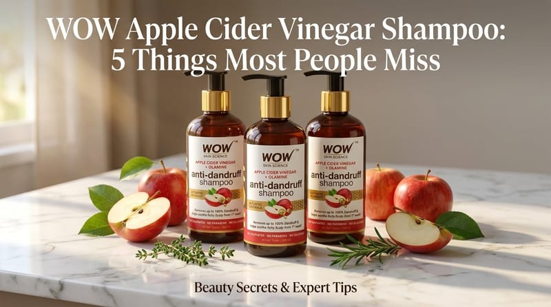 WOW Apple Cider Vinegar Shampoo: 5 ਚੀਜ਼ਾਂ ਜੋ ਜ਼ਿਆਦਾਤਰ ਲੋਕ ਮਿਸ ਕਰਦੇ ਹਨ