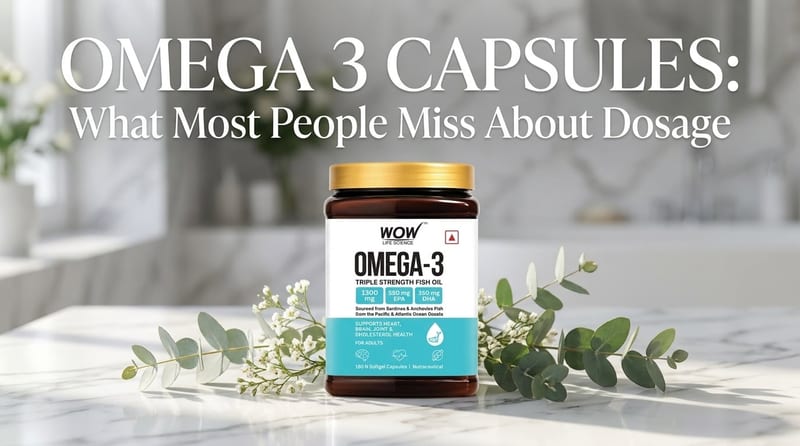 Omega 3 Capsules: What Most People Miss About Dosage