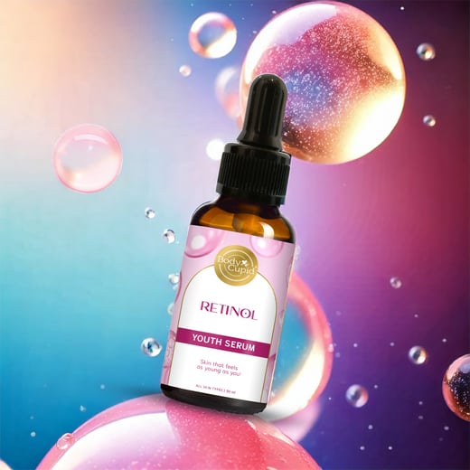 RETINOL FACE SERUM WITH HYALURONIC ACID, WITCH
                HAZEL, & ALOE EXTRACT - 9 SKIN BENEFITS - 30 ML