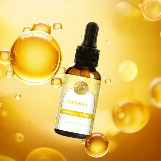 Vitamin C Face Serum With Hyaluronic Acid -
                Hydrates, Brightens & Firms Up Skin - 30 ml