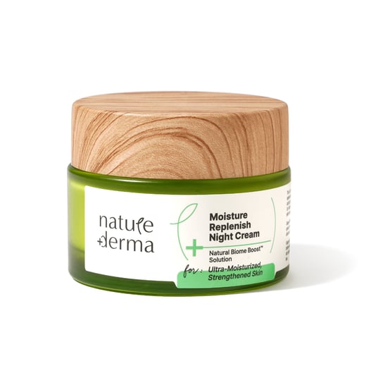 Nature Derma Moisture Replenish Night Cream with Natural Biome Boost™ Solution - 50 ml